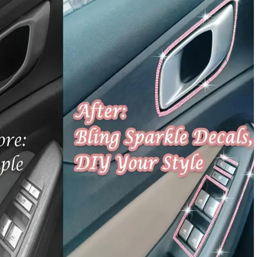 5M Self Adhesive Crystal Rhinestone Sticker 5mm Width Crystal Motif Self Adhesive Rhinestone Multicolour Adhesive Diamond