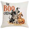 Pillowcase Linen Halloween Celebration Funny Pumpkin Head Home Living Room Pillowcase