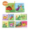 Baby Cloth Books Fruits Vegetable Animals Cognize Sensory Early Learning Educational Toys for Toddlers 0 12 Months English Books