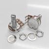 FLEOR 12PCS 18-spline Mini Potentiometers Guitar Pots 500K /250K Long / Short Shaft Choose Electric Guitar Parts