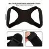 Correcteur de Posture Dorsal Invisible Entraîneur Bretelle d'Épaule Ajustable Maintien Droit Support de Clavicule pour Hommes Femmes Adultes Enfants