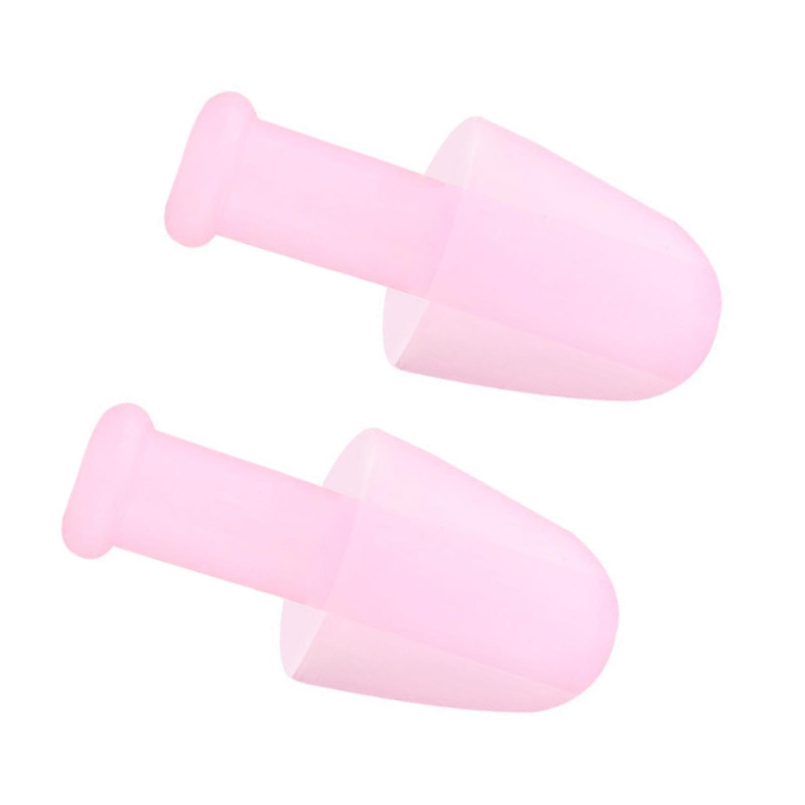 

1 пара берушей для блокировки звука, многоразовые, водонепроницаемые, мягкие силиконовые беруши, шумоподавляющие беруши для сна, простые в использовании розовый