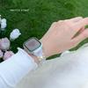 Laser Transparent Acrylic Strap for Apple Watch Band 42mm 46 41 38 45 44 49 40mm Women Bracelet for iWatch Series 10 9 8 7 6 5