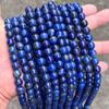 Natural Lapis Lazuli Loose Beads for DIY Jewelry, 5A Afghan Semi-finished Products