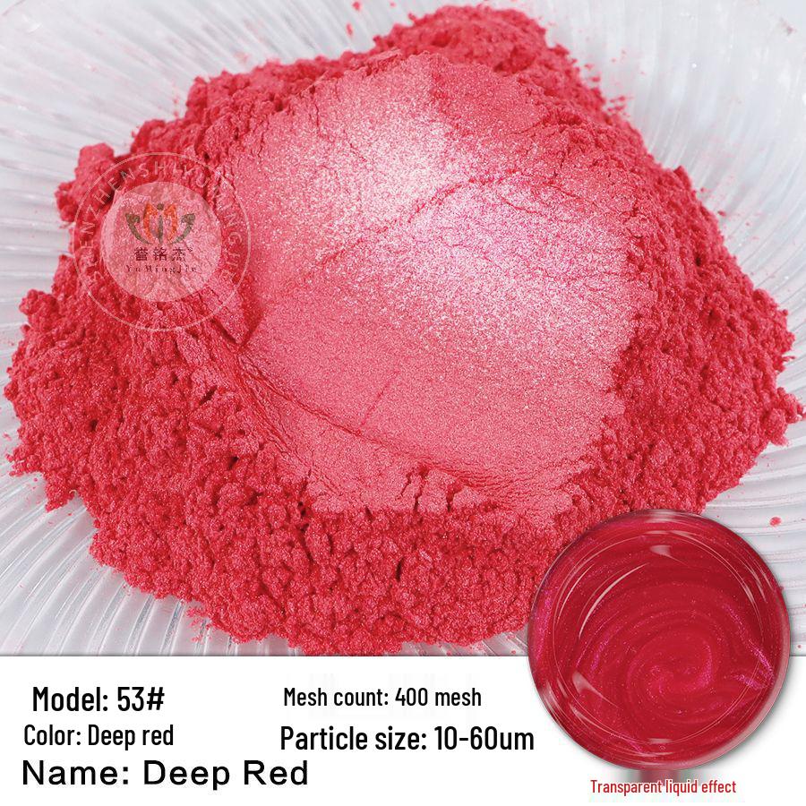 120 Color Chameleon Pearlescent Mica Powder for Epoxy Resin, Paint, and Watercolor