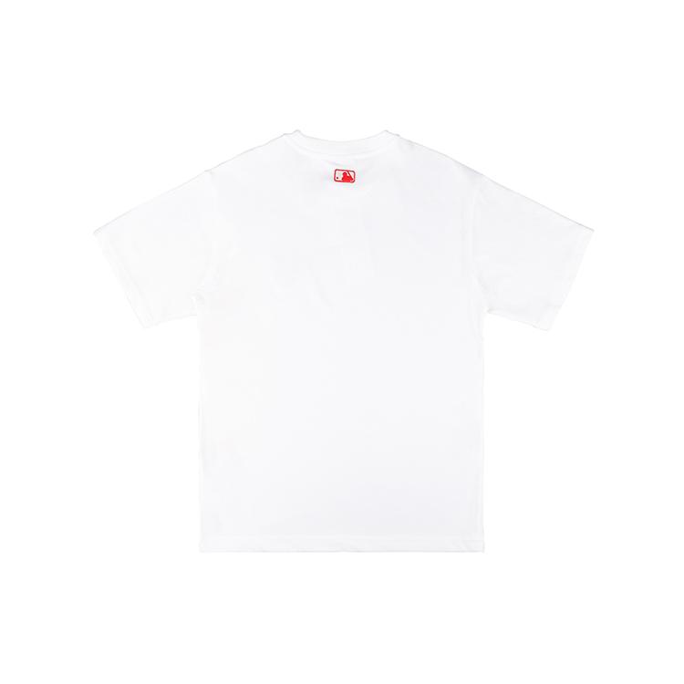 New MLB Heart Overfit Straight T Shirt Unisex White 31TSH1131-50W