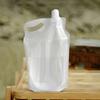 5-1PC 2L Portable Foldable Drinking Water Bag Small Mouth Handle No Leakage Water Container Pouch for Camping Hiking Cycling
