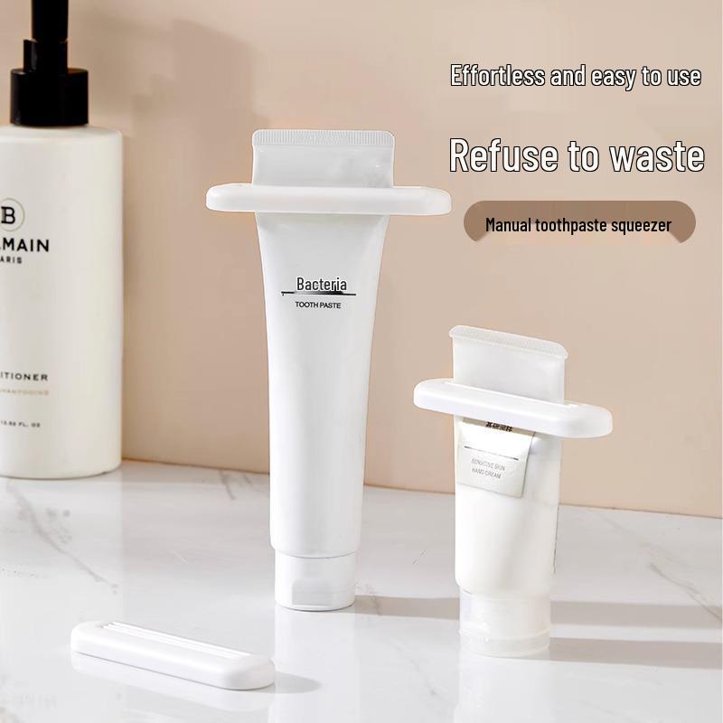

Toothpaste & Cream Squeezer: Creative Dispenser for Lazy Users белый