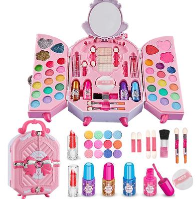 Wesfen Doll Girl Cutie Cosmetic Set Toy Girl Makeup Set Makeup Set Girl Makeup Set Girl Dresser Makeup Set