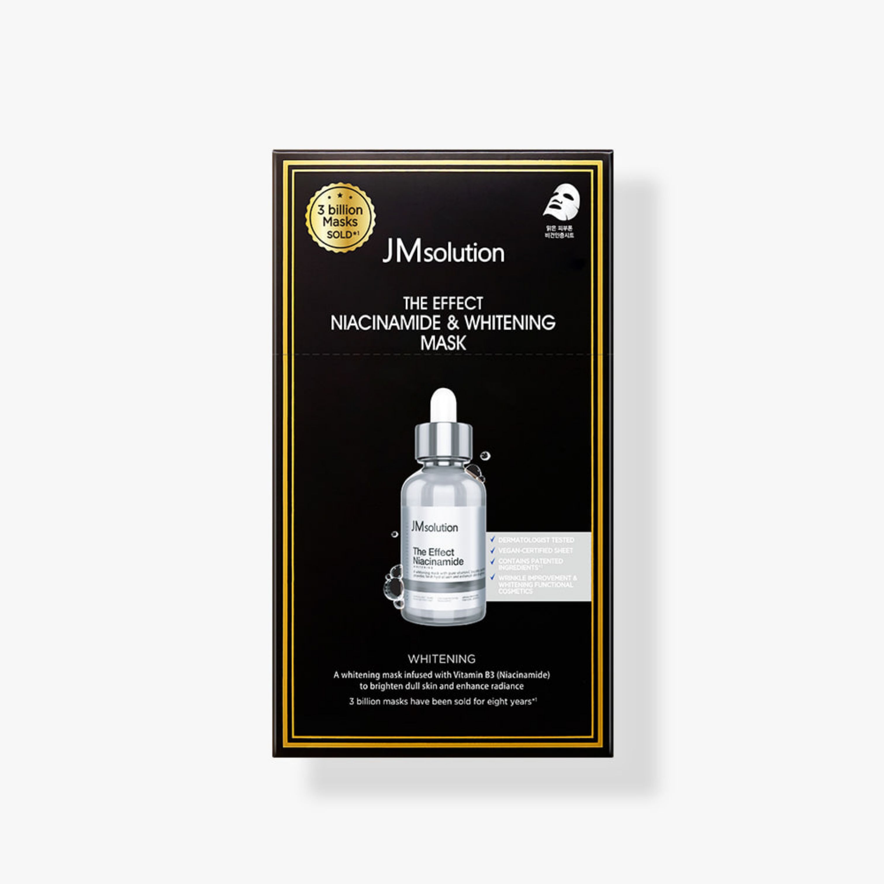 JMsolution The Effect Niacinamide & Whitening Mask 24ml x 10ea