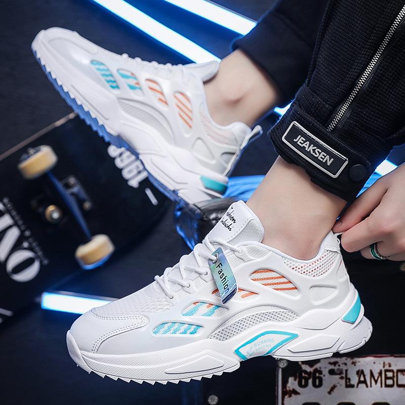 

Новые весенние и осенние простые модные кроссовки Вэньчжоу Мода Мужская обувь Тренд Обувь Студенты Спорт