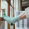 Gifts Ankle Winter Warm Elastic Hosiery Cotton Knit Striped Socks