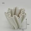 Ceramic 3D printing vase Nordic home design luxury vase white dining table decoration living room decoration gift