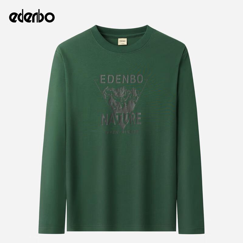 

Edenbo Men s Autumn/Winter Printed Casual Long Sleeve Round Neck T-Shirt 4XL