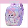 Unicorn Kids Backpack With Breathable Waterproof Oxford Fabric For School And Toddler Use