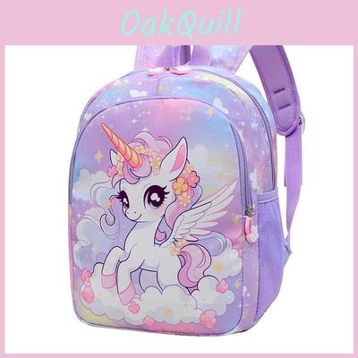 Unicorn Kids Backpack With Breathable Waterproof Oxford Fabric For School And Toddler Use