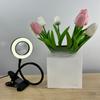 Flexible LED Magnifying Glass Lamp 5X Magnification Clip on Desk Lamp  Soldering Work