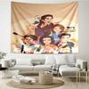 Friends Print Tapestry, Backdrop, Easy Setup, Ideal for Bedroom, Office & Living Room, with Aesthetic Wall Hanging Decor.
