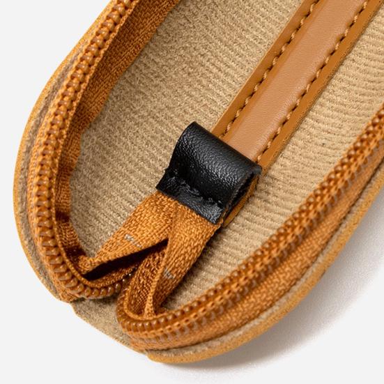 Stationery Bag Multi-Functional Design Slim Pencil Case Organizer Imitation Leather Compact Portable Pen Storage Pouch