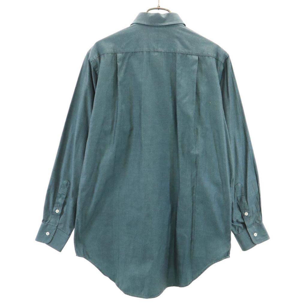 GIVENCHY 90s Made in Japan Old Herringbone Pattern Long sleeve shirt Men's Used