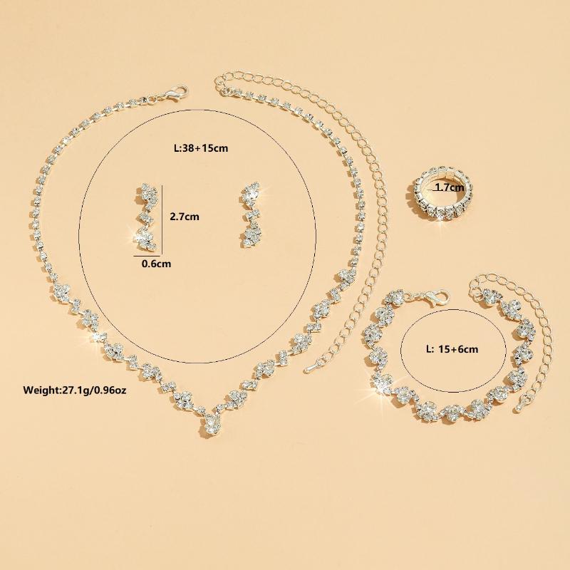Simple Jewelry Set, Necklace, Temperament, Jewelry 425 Earrings Are Versatile.