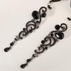 Temperament Rhinestones Jewelry Masquerade Half Face Eye Masks with Adjust Strap