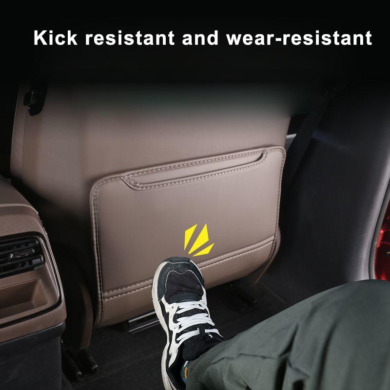 Car Seat Back Anti-Kick Pad Protector Cushion for BYD Han EV DMi 2020 2025 2025 2025 2025 2025 Anti-Dirty Mat Auto Accessories