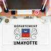 Mayotte flag Mouse Pad For Office Gaming And Keyboards NonSlip Large Waterproof