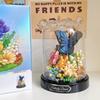 Bee Butterfly Flower Bonsai Stavební bloky Hmyz Rostlina Model v květináči Kostky s krytem proti prachu Dětská hračka pro kutily Vánoční dárek