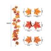 Bright Foliage Artificial Maple Leaf Garland Hanging Autumn Style Decorative Maple Leaf Vine Realistic Appearance