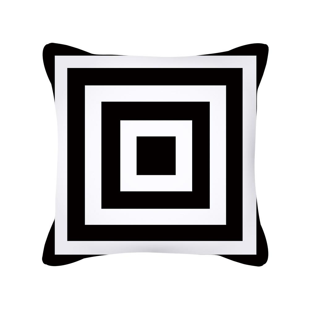 Home Cushion Cover Sofa Throw Pillowcase Modern Geometric Abstract  Office