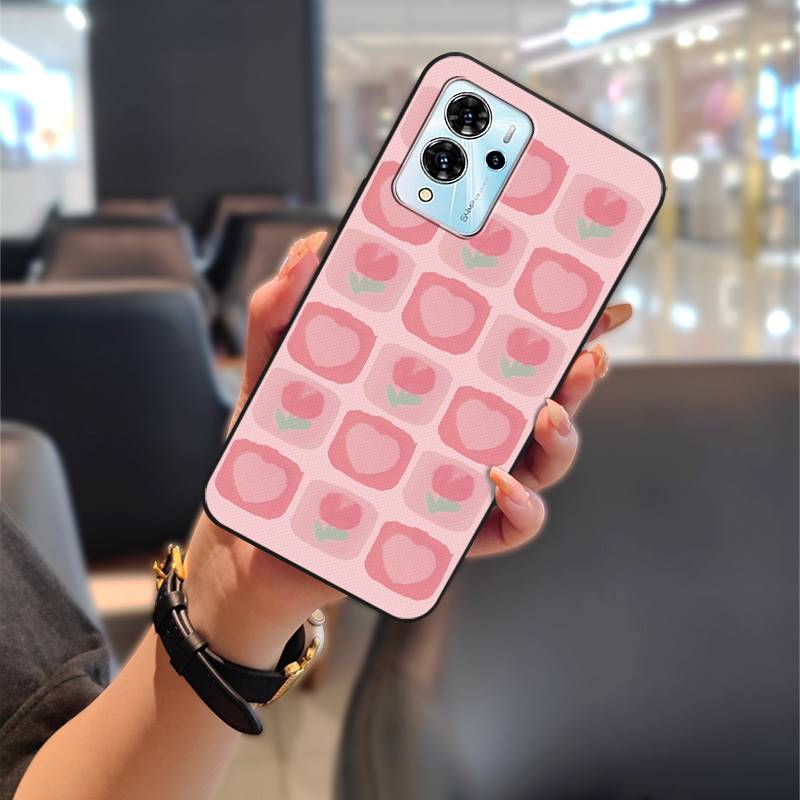 Cute Back Cover Phone Case For ZTE Blade V40 Pro Full Wrap Anti-knock Phone Pouch Soft Case Shockproof Dirt-resistant
