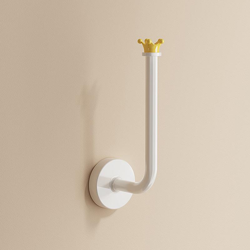 

Настенный держатель для резинок для волос в виде короны, многоцелевой органайзер для ювелирных изделий, ожерелий, браслетов, настенная вешалка для ключей с крючками