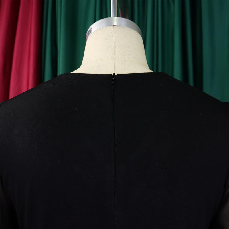 Traje de dos piezas con pantalones anchos y manga larga para mujer, nuevo estilo