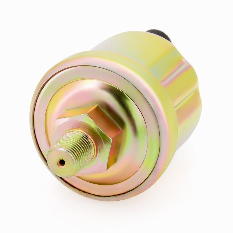 ZMFJH 3PCS Sensor Set 0-190 Ohm Fuel Level Sensor Oil Float Level Sensor 0-10Bar Oil Pressure Sensor Water Temperature Sensor