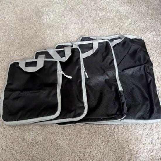 Travel Pouch Compression Bag Washable Can Be Fully Washed Spring Black