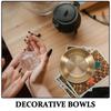Copper Incense Burner Bowl Vintage Brass Offering Bowl Ritual Smudging Decoration for Altar Use Fengshui Treasure Basin