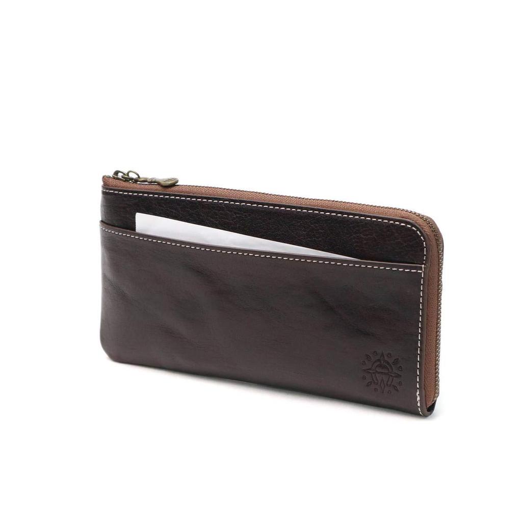 Dakota Long Wallet with L-Shaped Zipper, 0035897, Fons Series, Red, DA-35897-30