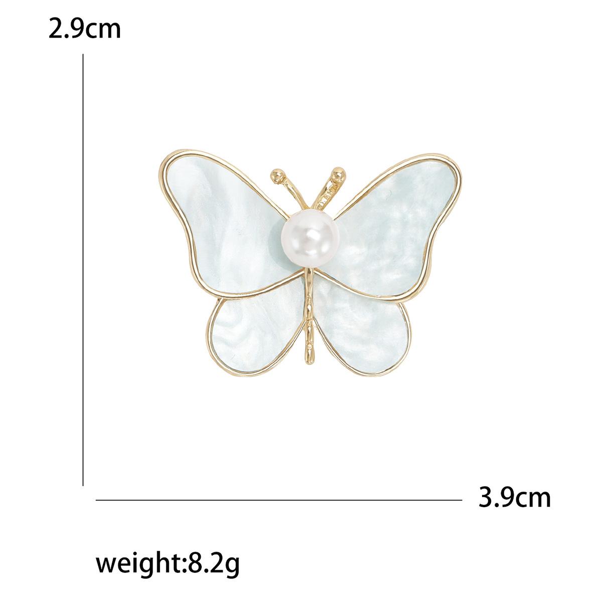 

Японія та Корея Ретро Вишукана Сплав Перлина Метелик Брошка Темперамент Універсальна Жіночий Светр Пальто Корсаж Ювелірна Шпилька
