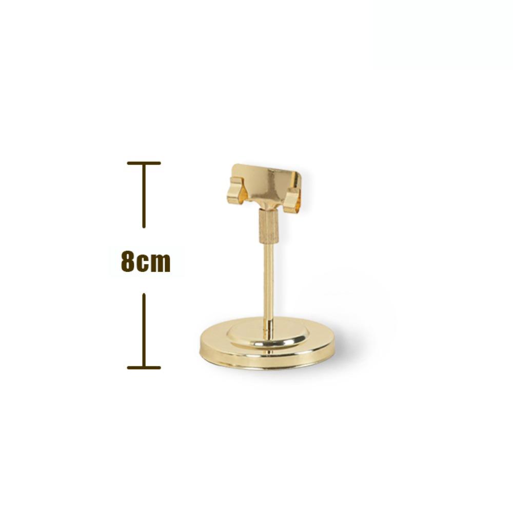

New Stainless Steel Memo Clip Holder 8/12/16cm Vertical Photo Clip Stand Desktop Decoration Table Number Stand Office