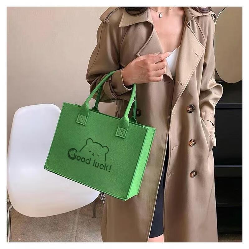 HANDUNYOU Войлочная сумка-тоут