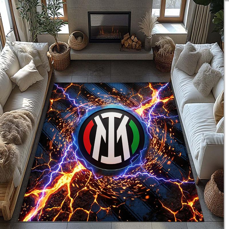 Borussia Dortmund Printed Flannel Area Rug Non Slip Soft Polyester Floor Carpet Indoor Decor Mat for Bedroom Living Room Sofa