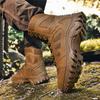 Popular direct sales new off-road training hiking combat comfortable wear-resistant thick-soled military boots hiking shoes