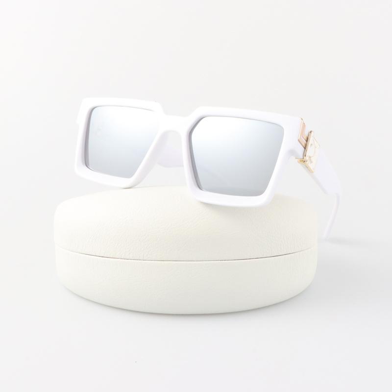 Square Vintage Sunglasses Man Brand Designer Fashion Mirror Sun Glasses Male Retro Black Outdoor Travel Mirror