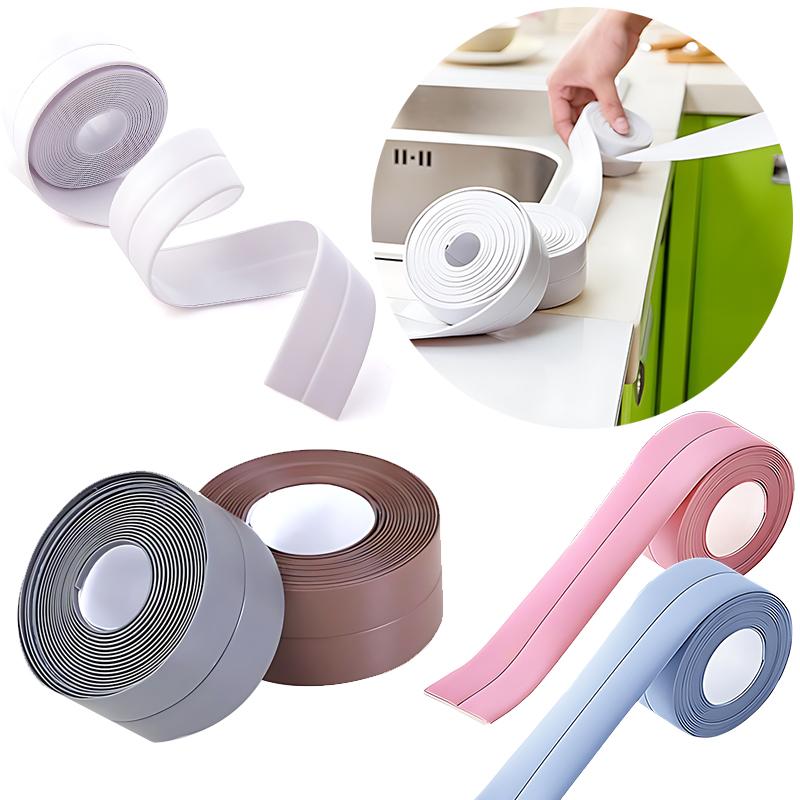 2Rolls/Set Anti Mold Tape Waterproof Sealing Tape 2Size Available DIY Self Adhesive Sealing Strips Bathroom Kitchen Supplies ZYF