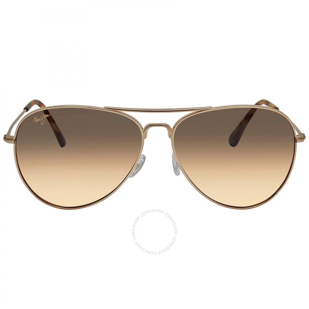 

Солнцезащитные очки унисекс Maui Jim Mavericks HCL Bronze Pilot HS264 16 61
