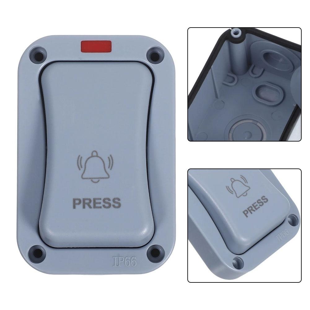 Operating Temp -10~60℃ Doorbell Switch Outdoor Doorbell IP66 Waterproof