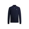 EMPORIO ARMANI FW24 Polo Shirt Men's Navy Blue 8N1FQ0-1JTKZ-0920