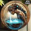 Decorative Metal Wall Art Sign 20x20 Cm Tin Painting