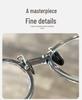 Nerd Ultralight Pure Titanium Eyeglass Frames for Women - 8g, Style 9209, Flattering, Nearsighted.